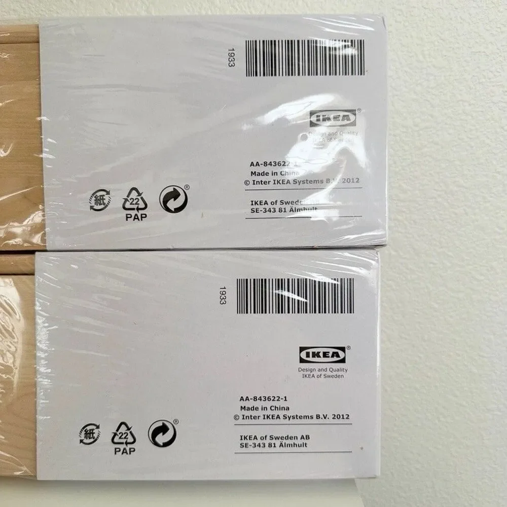 Ikea Bekvam Spice Towel Rack Birch LOT OF 2 15.75